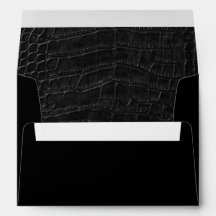 Piel de cuero de cocodrilo negro falso lagarto