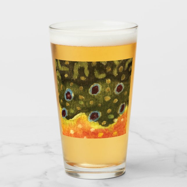 Piel de la trucha rota - Peces, pesca, pescadores (Anverso (lleno))