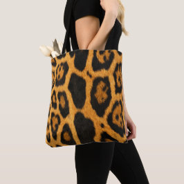Piel de Ocelot En Toda La Bolsa De Tote De Impresi