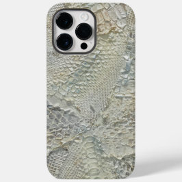 Piel de serpiente de marfil iPhone 14 Funda