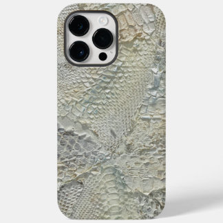 Piel de serpiente de marfil iPhone 14 Funda