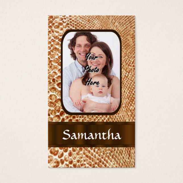 Piel de serpiente look personalizado photo (Frente)