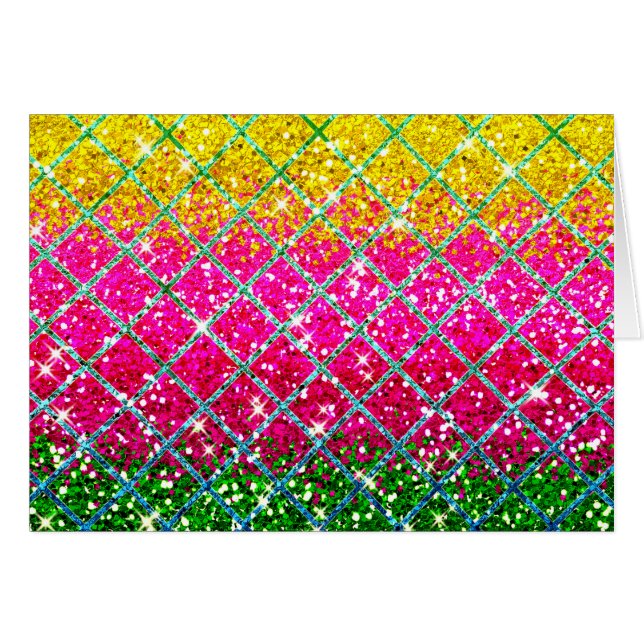 Piel de serpiente rosa purpurina (Anverso (Horizontal))