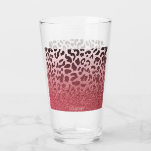 Piel leopardo rosada Purpurina