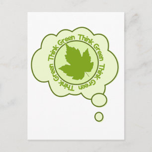 Piensa en la postal verde - personalizar
