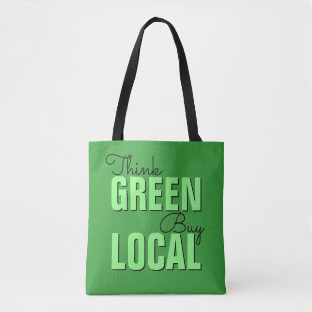 Piensa en verde, compra bolsas locales (Anverso)