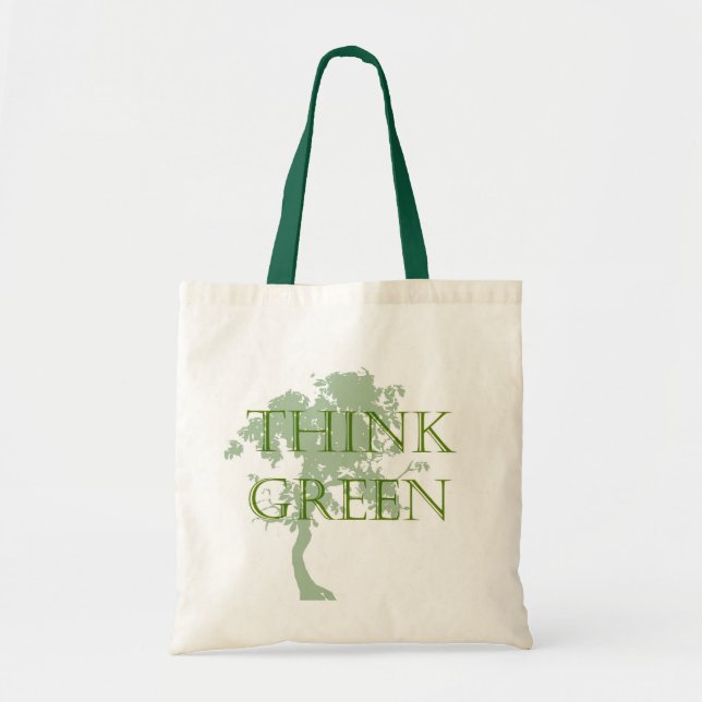 Piense el bolso verde del árbol (Frente)