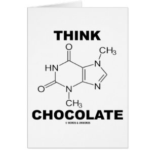 Piense el chocolate (la química de la molécula d