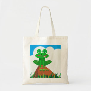 Piense en la bolsa de tocador de escarcha verde