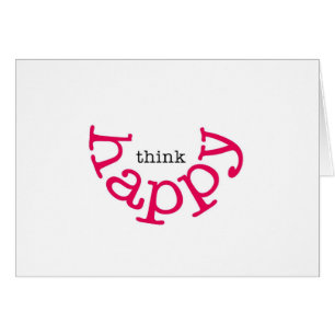 Piense feliz (la sonrisa roja)