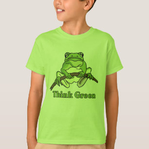 Piense la camiseta verde