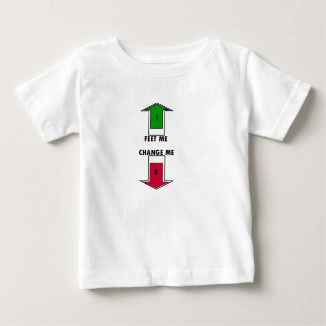 PIENSEME. CAMBIÉN LA CAMISETA DE BEBÉ (Anverso)