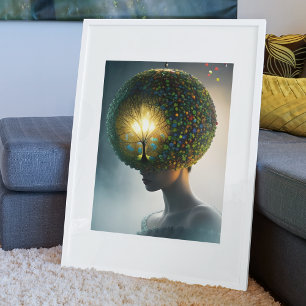 Piensen en el arte de fantasía arbórea