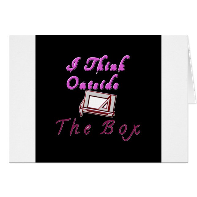 Pienso fuera de la caja: Diseño creativo (Anverso (Horizontal))