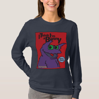 Pienso que soy un conejito - camiseta roja de la