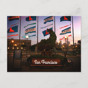 Pier 39 Estatua de León del Mar #4 postal