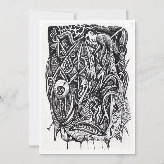 Pierced, por Brian Benson Flat Card (Anverso)