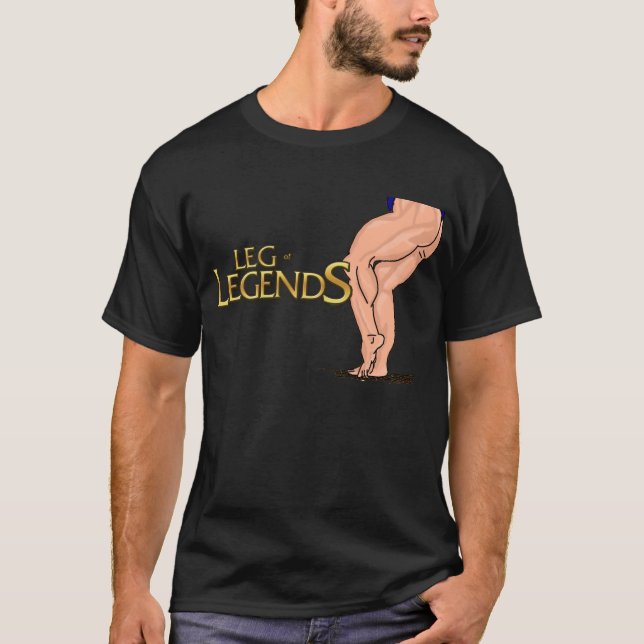 Pierna de la camiseta de las leyendas (adulto (Anverso)