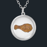 Pierna de pollo frita Tambor de tambor Soul collar<br><div class="desc">Cuenta con un original ilustracion de marca de un delicioso bateador frito con pata de pollo. ¡Un clásico de la comida del alma! Ideal para tu comida favorita. ¡Coordinando los diseños de pollo frito!</div>
