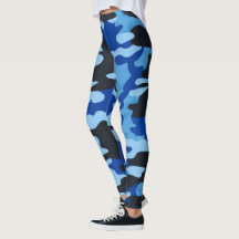 Piernas de camo azul negro - Pantalones tácticos d