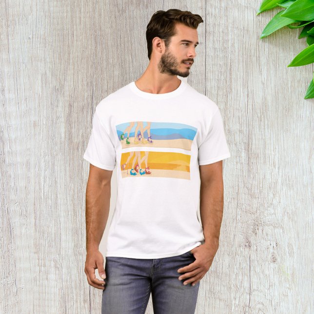 Piernas En La Camiseta De Los Hombres De La Playa (Subido por el creador)