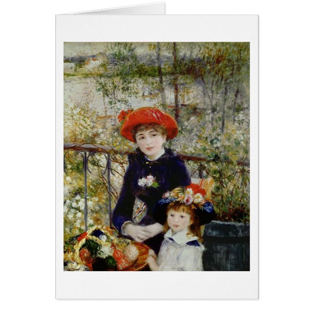 Pierre A Renoir | Dos hermanas, o en la terraza (Frente)