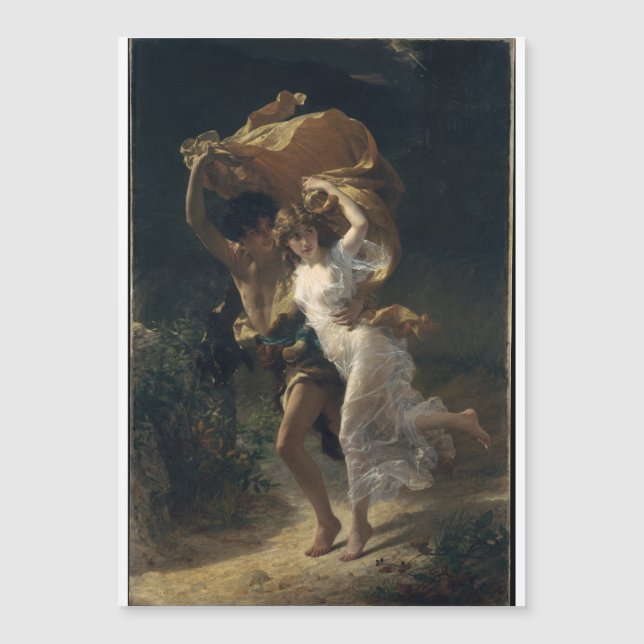 Pierre-Auguste Cot - La tormenta (Anverso)