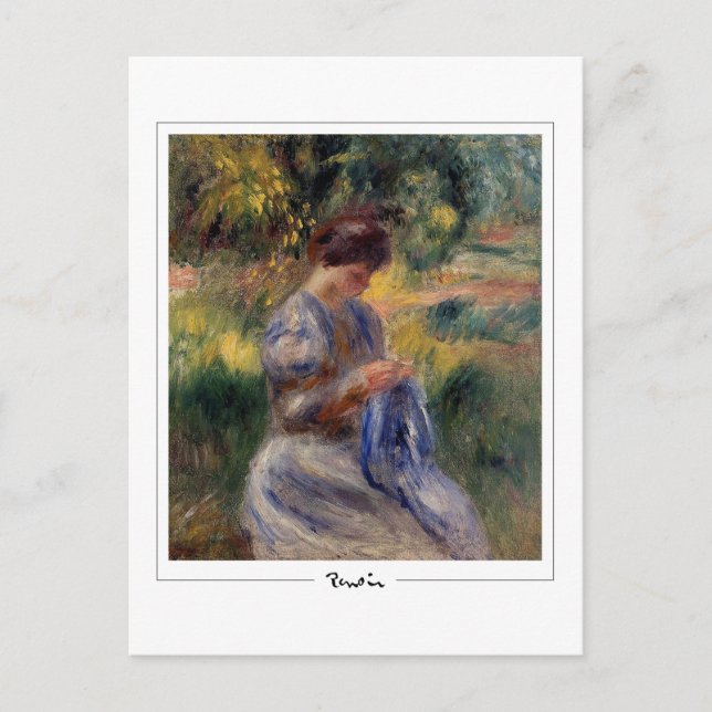 Pierre-Auguste Renoir #360-2 - Postales Bellas Art (Anverso)