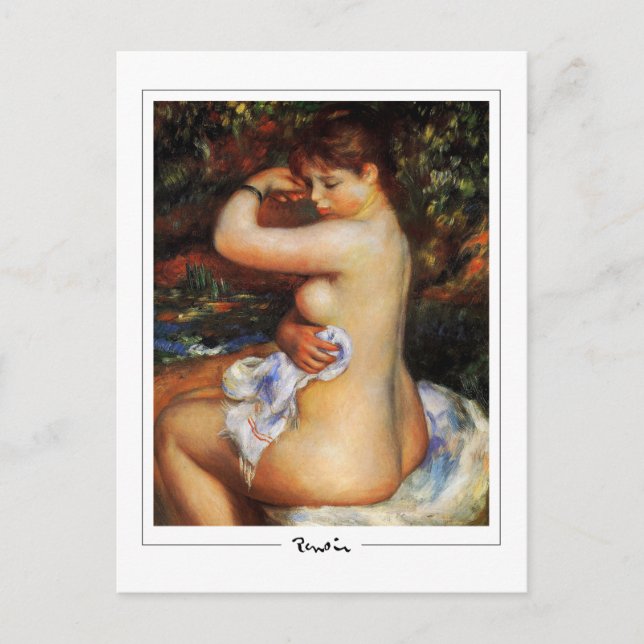 Pierre-Auguste Renoir #393-2 - Tarjeta postal de a (Anverso)