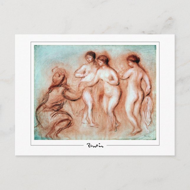 Pierre-Auguste Renoir #445-3 - Postales Bellas Art (Anverso)