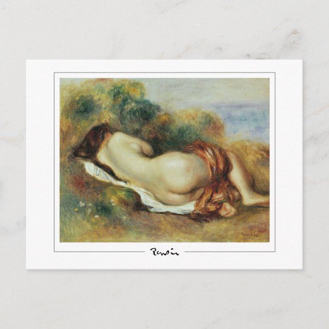 Pierre-Auguste Renoir #495-3 - Postales Bellas Art (Anverso)