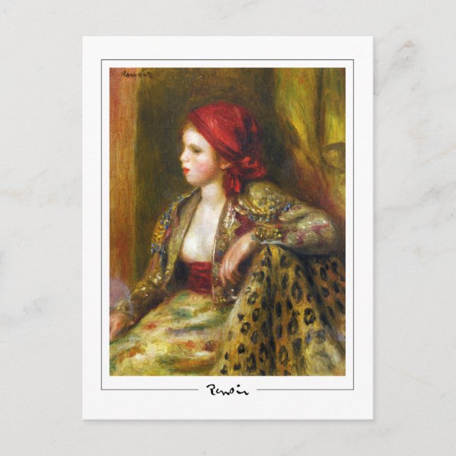 Pierre-Auguste Renoir #611-3 - Tarjeta postal de a (Anverso)