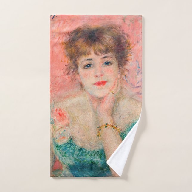 Pierre-Auguste Renoir - Actriz Jeanne Samary (Toalla de mano)