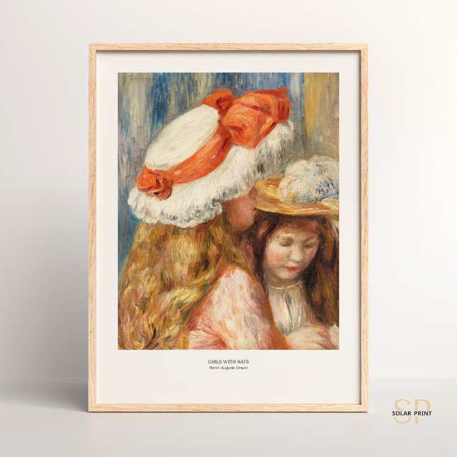 Pierre-Auguste Renoir Chicas con arte Gorra (Subido por el creador)