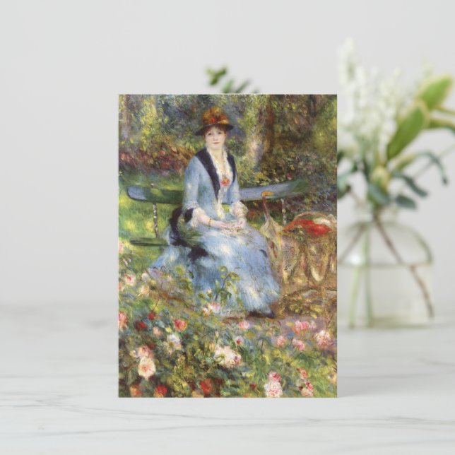 Pierre-Auguste Renoir - Dans les Rosas (Anverso de pie)