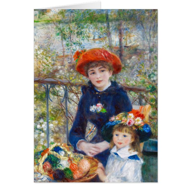 Pierre-Auguste Renoir Dos hermanas en la terraza N (Frente)