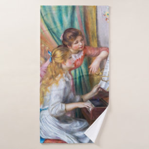 Pierre Auguste Renoir - Jóvenes Chicas en el piano