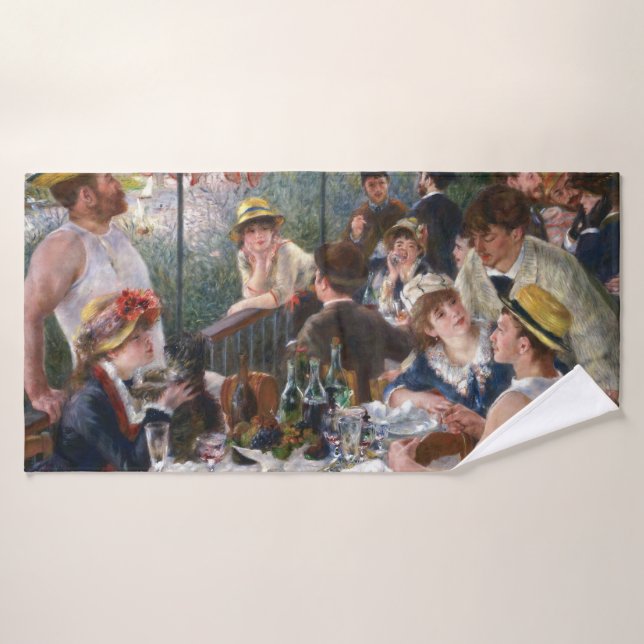 Pierre-Auguste Renoir - Luncheon del Fiesta de Boa (Toalla de baño)