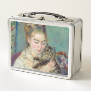 Pierre-Auguste Renoir - Mujer con un gato