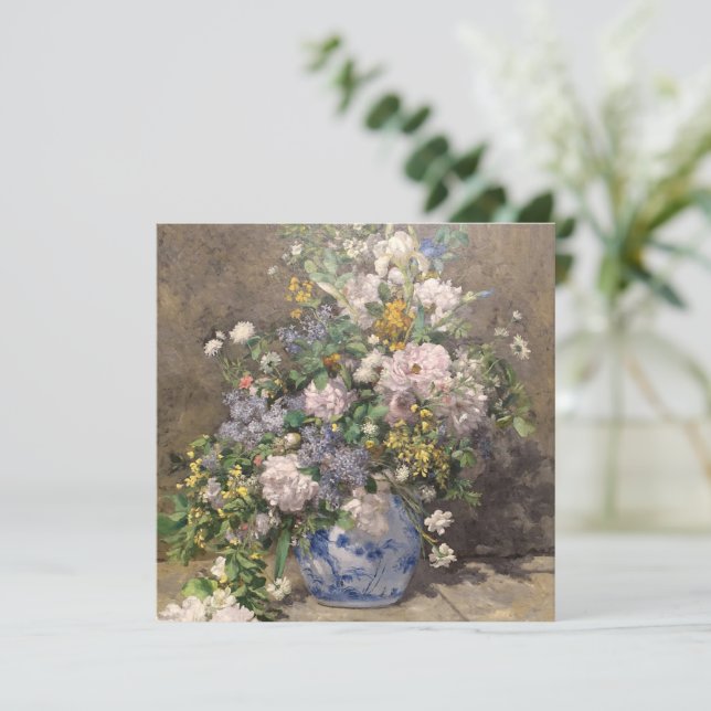 Pierre-Auguste Renoir Spring Bouquet (Anverso de pie)