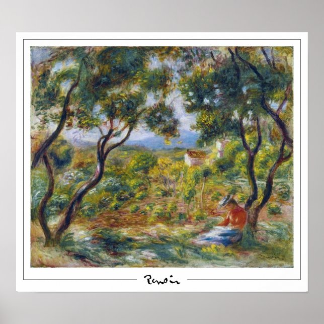 Pierre-Auguste Renoir Zedign Poster de Arte #186 (Frente)