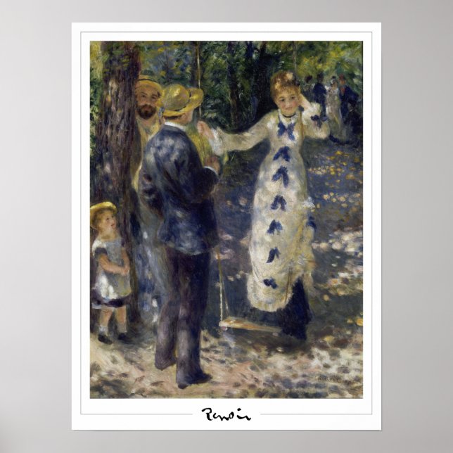 Pierre-Auguste Renoir Zedign Poster de Arte #21-3 (Frente)