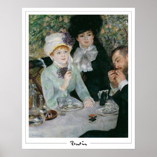 Pierre-Auguste Renoir Zedign Poster de Arte #22-3 (Frente)