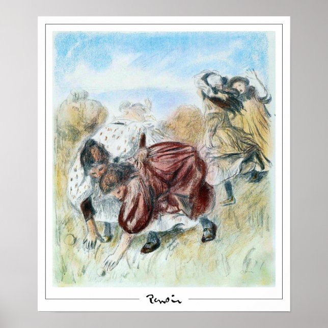 Pierre-Auguste Renoir Zedign Poster de Arte #24-3 (Frente)