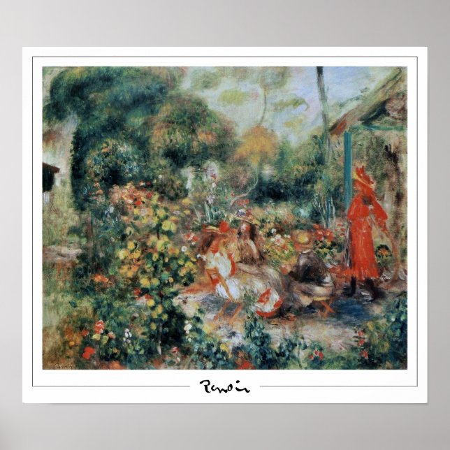 Pierre-Auguste Renoir Zedign Poster de Arte #283 (Frente)