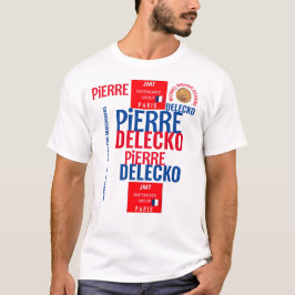 PIERRE DELECKO JMT PARIS Camiseta básica masculina