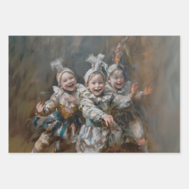 Pierrots - Papel de regalo para envolver el estilo