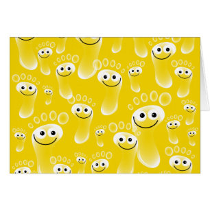 Pies amarillos felices