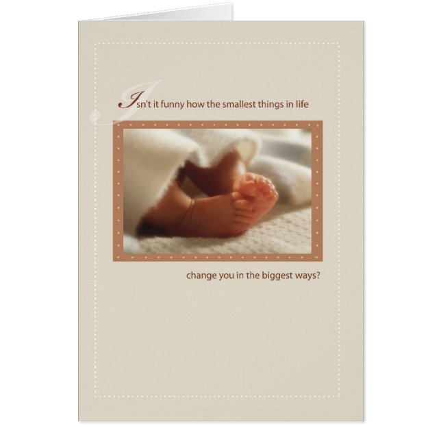 Pies de bebé fotográfico (Frente)