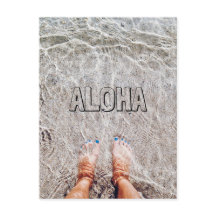 PIES EN LA POSTAL DEL OCÉANO